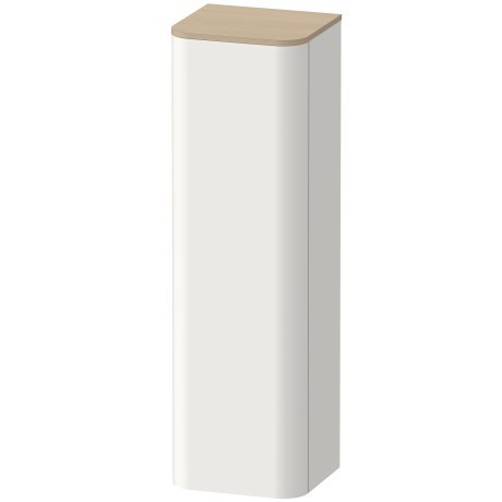 Duravit шкаф-пенал подвесной plus скандинавский, happy d.2 plus, hp1261l3939 цвет: скандинавский белый