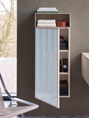 Duravit средний шкаф петли слева 240 мм х 400 мм х 961 мм, zencha, ze1351l30830000 цвет: натуральный дуб/серо-коричневый суперматовый