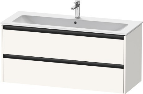 Duravit тумба подвесная под раковину 480 мм х 1210 мм х 550 мм, ketho.2, k25265084840000 цвет: белый суперматовый