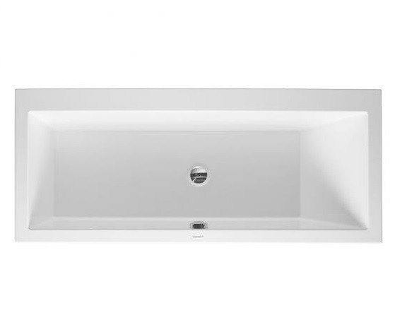 Duravit акриловая ванна 1700 х 750 c наклоном для спины справа, встраиваемая версия, vero, 700134000000000 цвет: белый