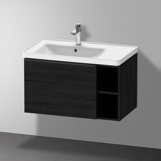 Duravit тумба подвесная под раковину 784 мм х 452 мм, d-neo, de425801616 цвет: чёрный дуб