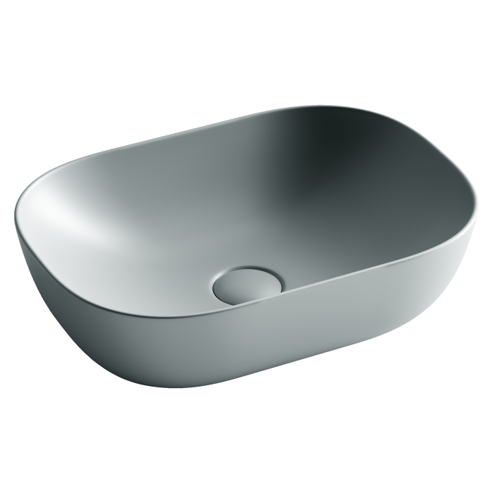 Ceramicanova раковина накладная element, cn6009mh цвет: серый