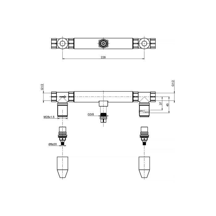 Fima Carlo Frattini внутренняя часть для f5051/5cr, арт. f2240