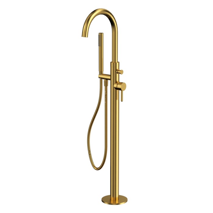 Смеситель для ванны отдельностоящий, Whitecross Y brushed gold, брашированное золото арт. Y1233GLB