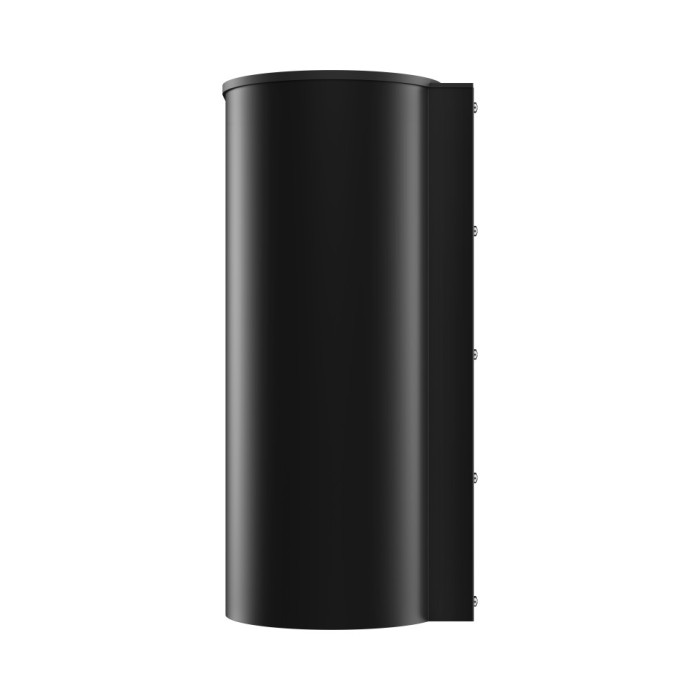 Keuco настенное ведро для мусора настенное с крышкой 30л, plan, черный матовый арт. 14988 370000
