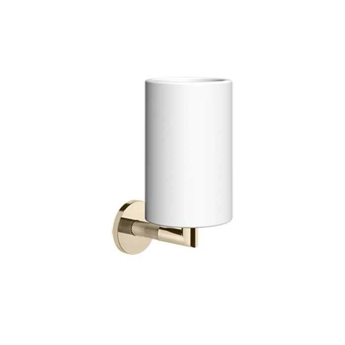 Gessi Стакан для зубных щеток, подвесная, Anello, 63707#149 цвет: finox brushed nickel/белый
