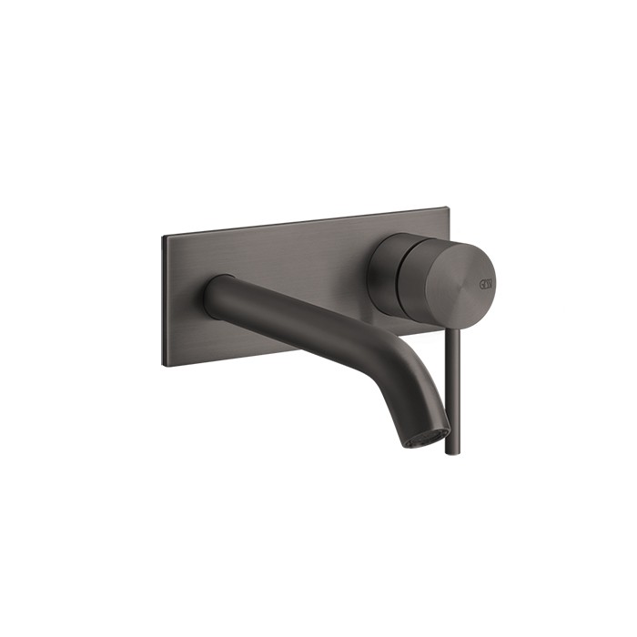 Gessi Встраиваемый смеситель с изливом 147мм, 316, 54088#707 цвет: brushed black metal pvd