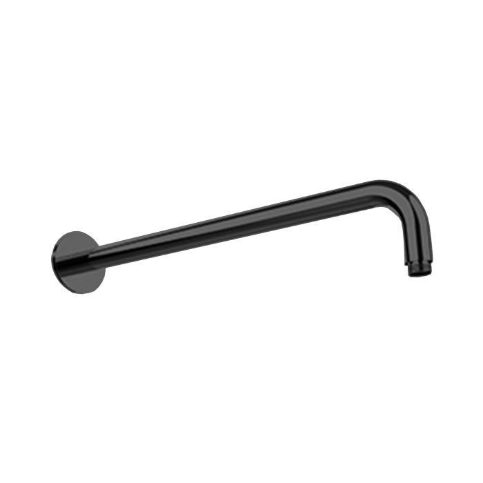 Держатель верхнего душа настенный L42 см с круглым отражателем, Almar Arms, E021115.AB цвет: черный металл брашированный PVD