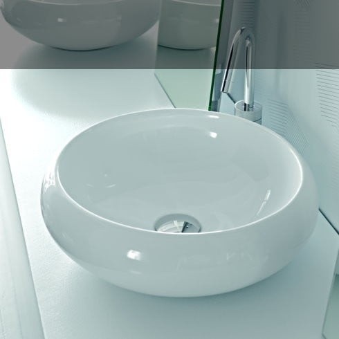 ArtCeram раковина (накладная), tol001 01 00 tao цвет: белый глянцевый