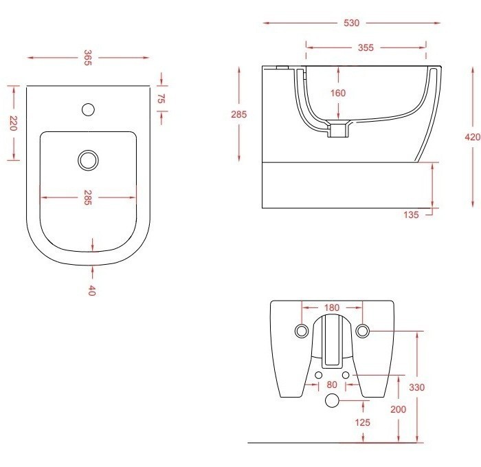 ArtCeram биде (подвесное), fsb001 01 00 faster цвет: белый глянцевый