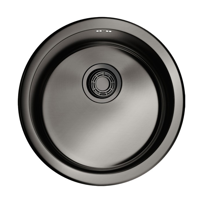 Omoikiri кухонная мойка Toya 45-U, вороненая сталь арт. 4993072