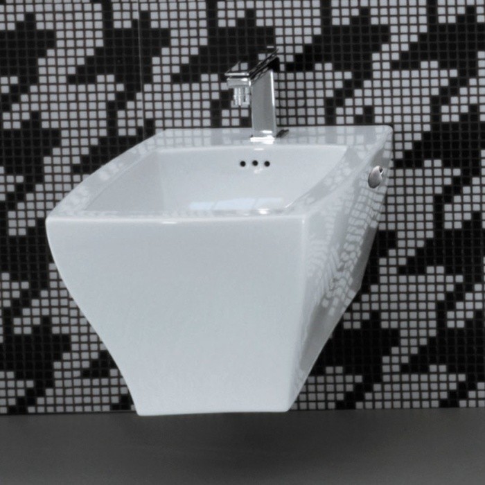 ArtCeram биде (подвесное), jzb001 01 00 jazz цвет: белый глянцевый