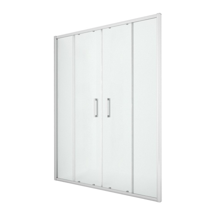 Дверь в нишу new corrina 160x195, New trendy New corrina chrome, хром арт. D-0185A