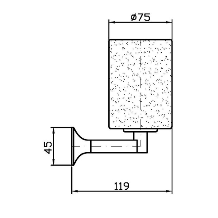 Zucchetti стакан для зубных щеток, подвесной, bellagio, хром/белый арт. zac513