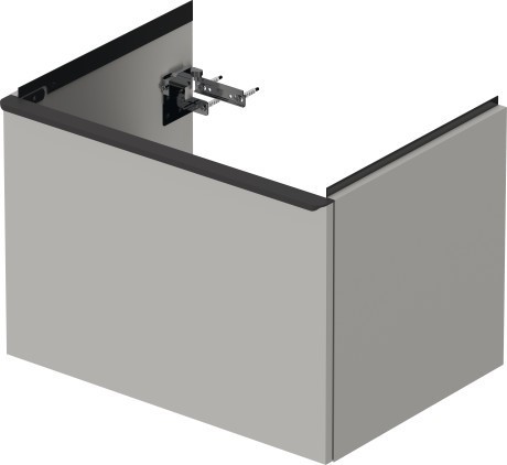 Duravit тумба подвесная под раковину 634 мм х 452 мм, d-neo, de425400707 цвет: бетонно-серый матовый