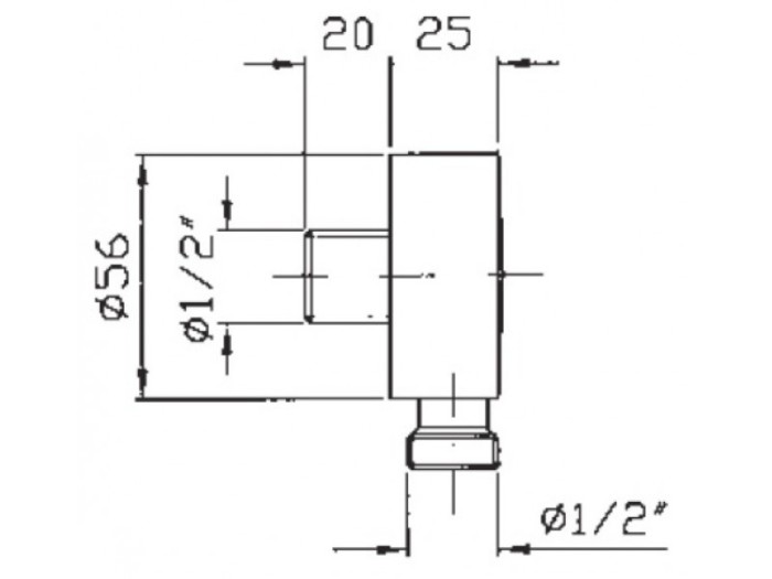 Zucchetti душевое подключение, jingle, хром арт. z9380p
