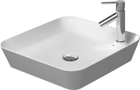 Duravit раковина накладная 46х46см, cape cod, 2340460000 цвет: белый