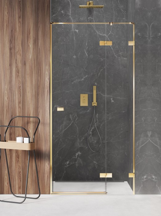 Дверь в нишу shine p 130x200, New trendy Avexa gold, золото арт. EXK-1641