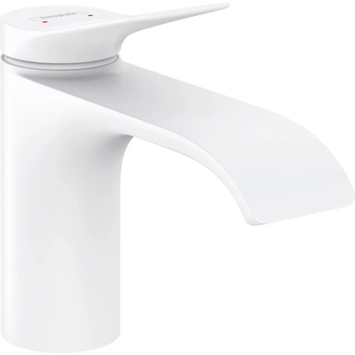 Hansgrohe смеситель для раковины с донным клапаном, Vivenis, белый арт. 75010700