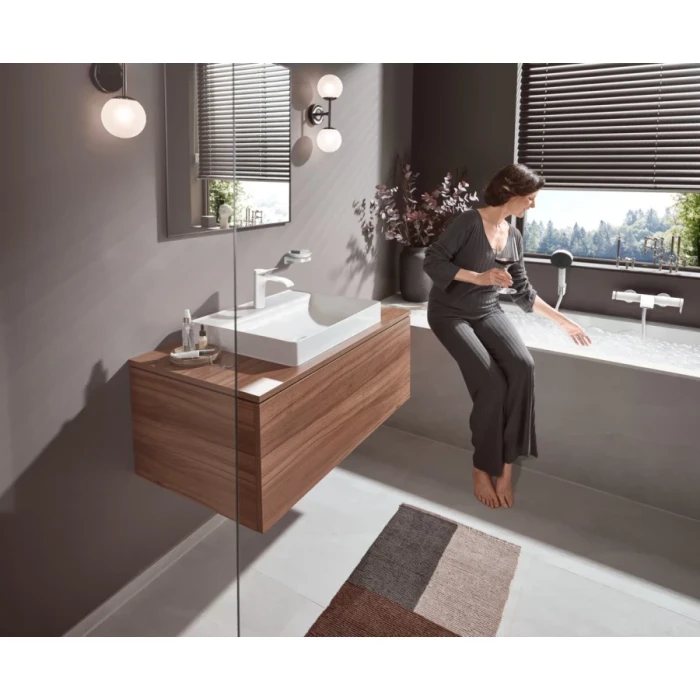 Hansgrohe смеситель для раковины с донным клапаном, Vivenis, белый арт. 75010700