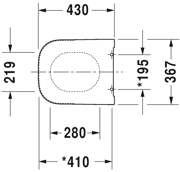 Duravit сиденье c крышкой для унитаза, happy d.2, 0064591300 цвет: антрацит матовый