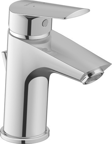 Duravit однорычажный смеситель для раковины s 156 мм, с донным клапаном, no.1, n11010001010 цвет: хром