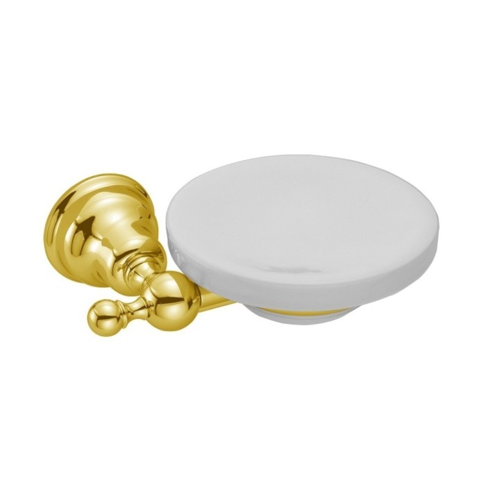 Cisal мыльница, 4022.01h.do huber croisette, цвет: gold