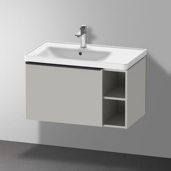 Duravit тумба подвесная под раковину 784 мм х 452 мм, d-neo, de425800707 цвет: бетонно-серый матовый