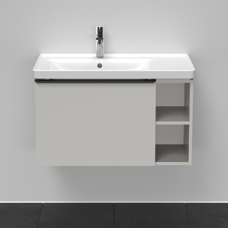 Duravit тумба подвесная под раковину 784 мм х 452 мм, d-neo, de425800707 цвет: бетонно-серый матовый