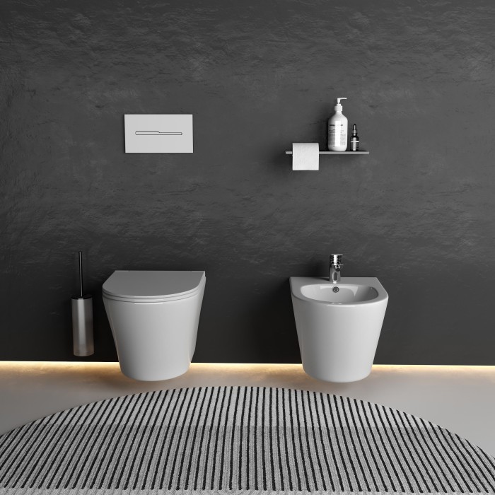 Ceramicanova биде forma, cn3012 цвет: белый