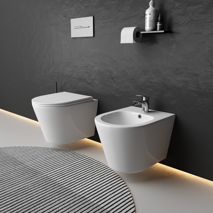 Ceramicanova биде forma, cn3012 цвет: белый