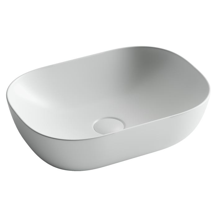 Ceramicanova раковина накладная element, cn6009mw цвет: белый