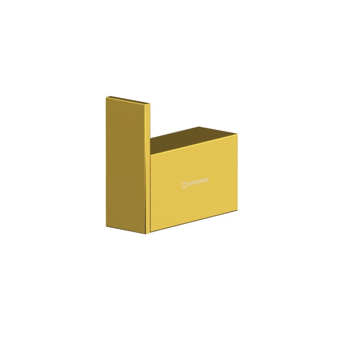 Крючок, для полотенец, Whitecross Cubo gold, золото арт. CU2410GL