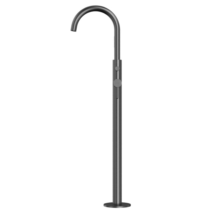 Смеситель для ванны отдельностоящий, Whitecross Y gunmetal, оружейная сталь арт. Y1233GM