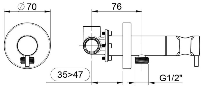 Гигиенический душ в комплекте с прогрессивным смесителем, Almar Atthis, графит арт. E136009.GM