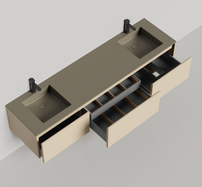 Salini подвесная тумба 2000, domino, 27d120din цвет: бежевый