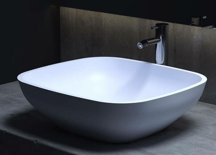 Salini раковина накладная 49,5x44,5, gloria, 1102208mrf цвет: матовый белый