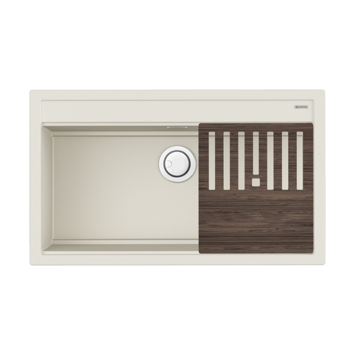 Omoikiri кухонная мойка Kitagawa 86-LB, белый арт. 4993795