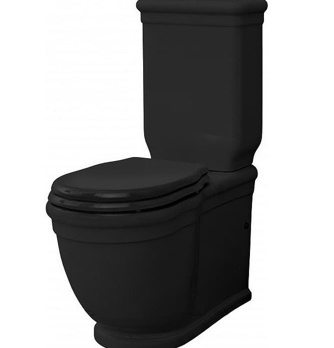 ArtCeram бачок для унитаза, hev009 03 00 hermitage цвет: черный глянцевый