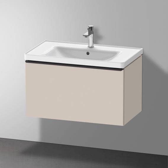 Duravit тумба подвесная под раковину 784 мм х 452 мм, d-neo, de425509191 цвет: серо-коричневый матовый