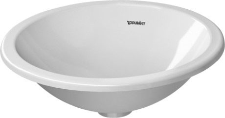 Duravit раковина встраиваемая сверху 45х45 см, architec, 0318450000 цвет: белый