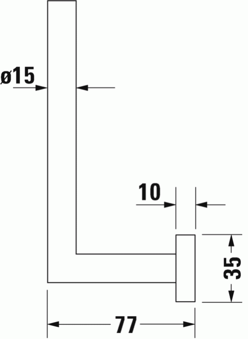 Duravit держатель для запасных рулонов, karree, 0099561000 цвет: хром