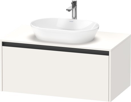 Duravit тумба подвесная под раковину 550 мм х 1000 мм х 459 мм, ketho.2, k24886084840000 цвет: белый суперматовый