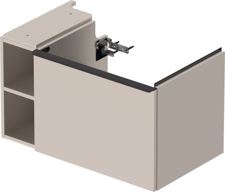 Duravit тумба подвесная под раковину 784 мм х 452 мм, d-neo, de425709191 цвет: серо-коричневый матовый