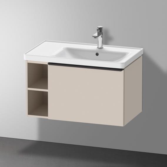 Duravit тумба подвесная под раковину 784 мм х 452 мм, d-neo, de425709191 цвет: серо-коричневый матовый