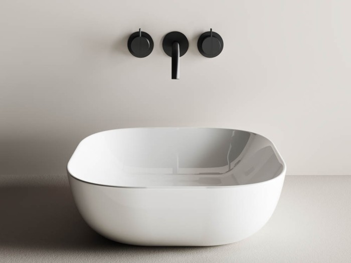 Ceramicanova раковина накладная element, cn6010 цвет: белый