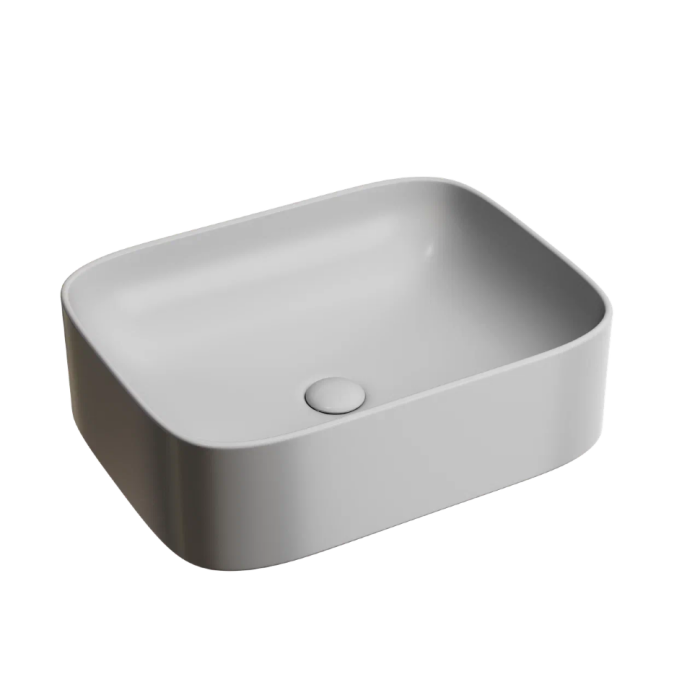 Ceramicanova раковина накладная element, cn6052msg цвет: серый глянцевая