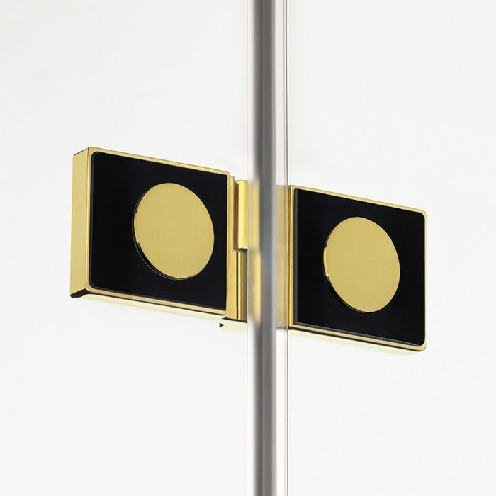 Шторка для ванны brushed 140x150 r, New trendy Avexa gold, брашированное золото арт. EXK-2019