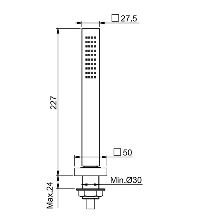 Fima Carlo Frattini душевой комплект на борт ванны, с ручным душем, держателем и шлангом 1500 мм. wellness, хром арт. f2196cr