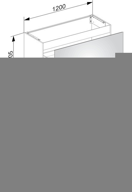 Keuco тумба под умывальник, plan, инокс матовый арт. 32982 290000